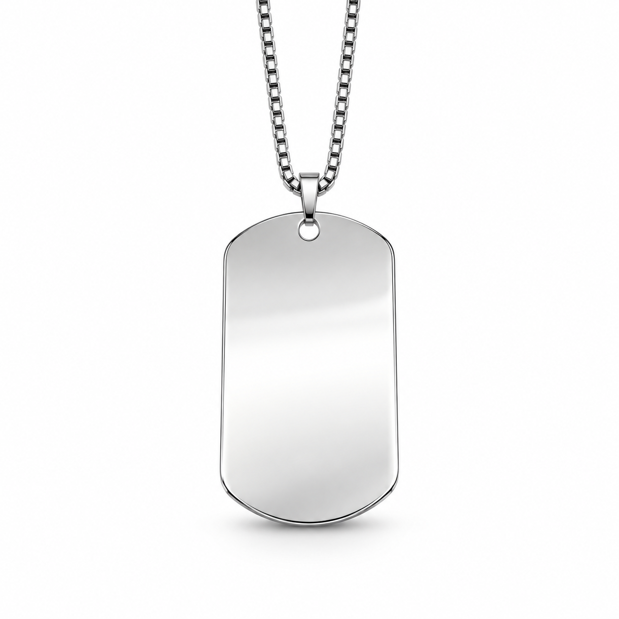 Customised Engraved Stainless Steel Pendant - Image 4