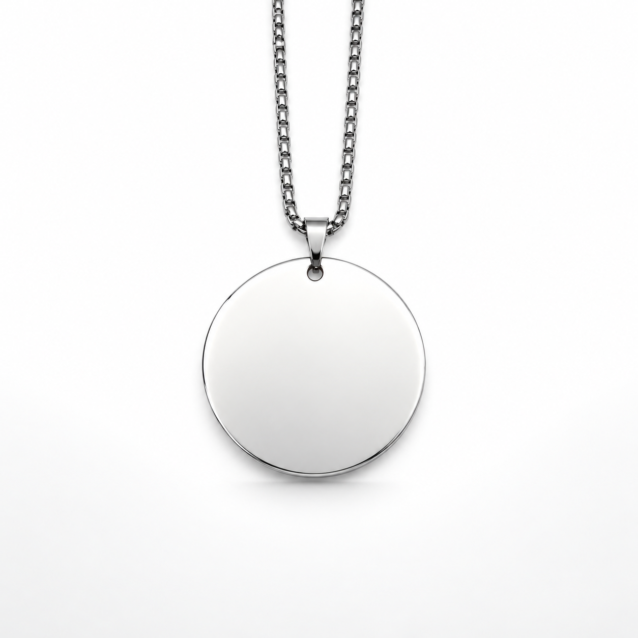 Customised Engraved Stainless Steel Pendant - Image 6