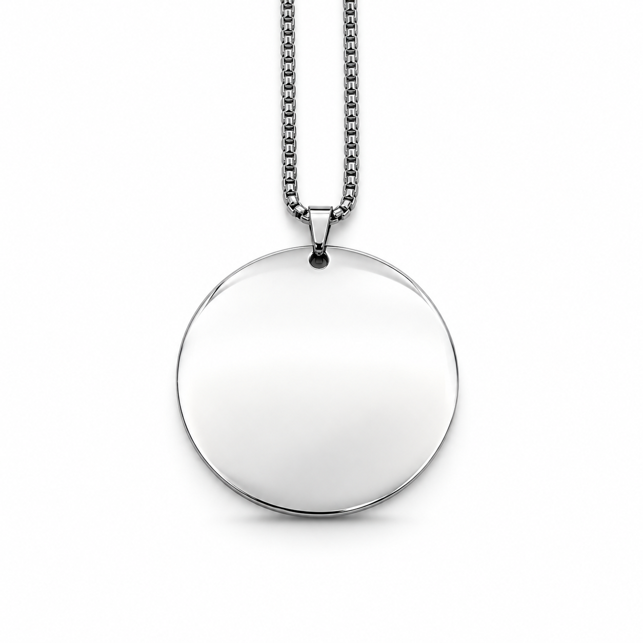 Customised Engraved Stainless Steel Pendant - Image 7